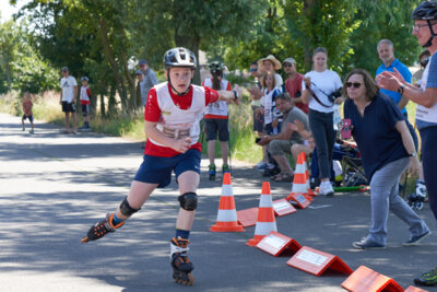 2023-07-08 Landesmeisterschaft Rollerski 59 Fechner Florian WSV Bad Freienwalde (c) Guenter Gruetzner  (Bild vergr&ouml;&szlig;ern)