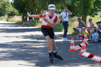 2023-07-08 Landesmeisterschaft Rollerski 61 Lipke Florian WSV Bad Freienwalde (c) Guenter Gruetzner  (Bild vergr&ouml;&szlig;ern)