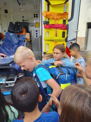 Foto des Albums: Besuch Rettungswagen
