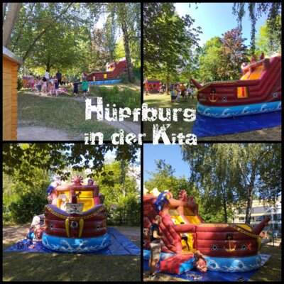 Foto des Albums: Hüpfburg im Kindergarten