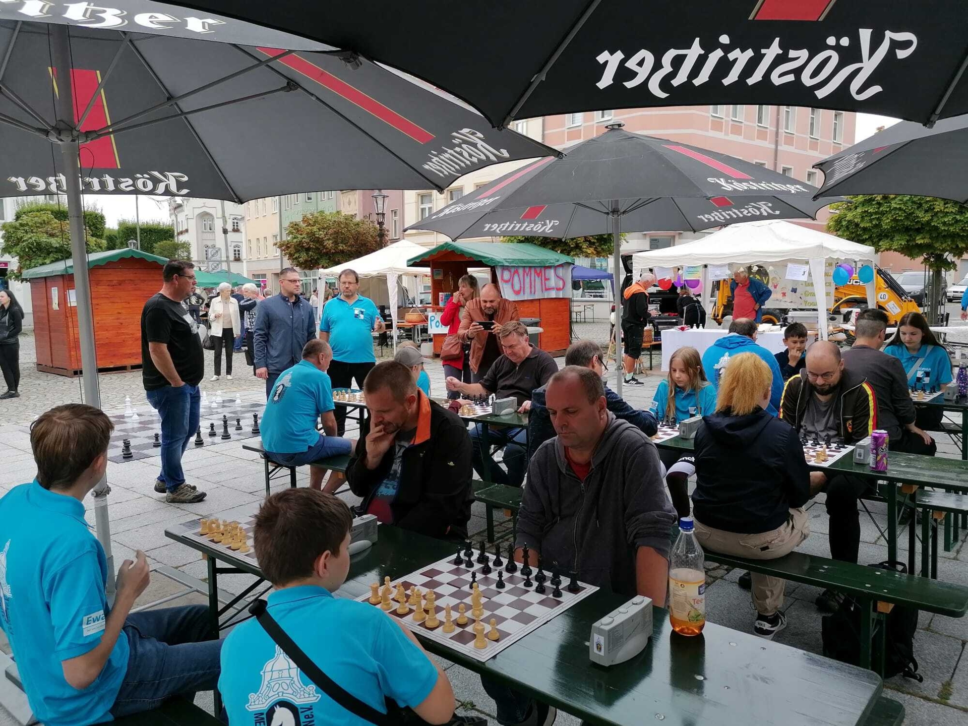 Bild: Schachspieler in ihrem Element