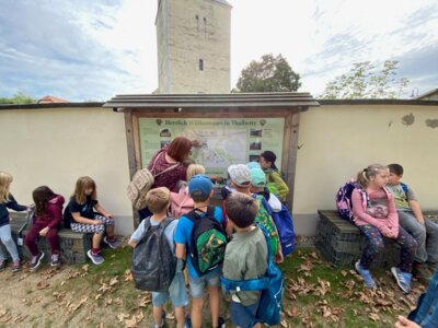 Fotoalbum Ortsrundgang Thallwitz Klasse 2b