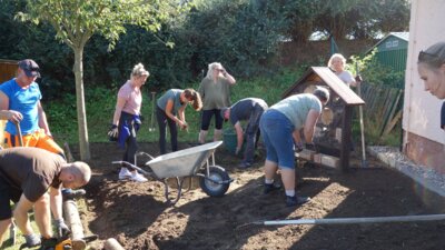 Foto des Albums: Arbeitseinsatz bei den Dorfspatzen (15. 09. 2023)