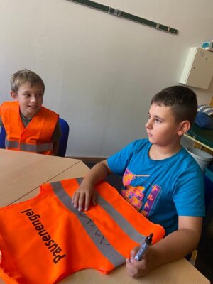 Foto des Albums: Die Pausenengel an der Hartfeldschule im ersten Schulhalbjahr