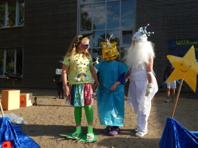 Die Alienladies waren eher verspielt 