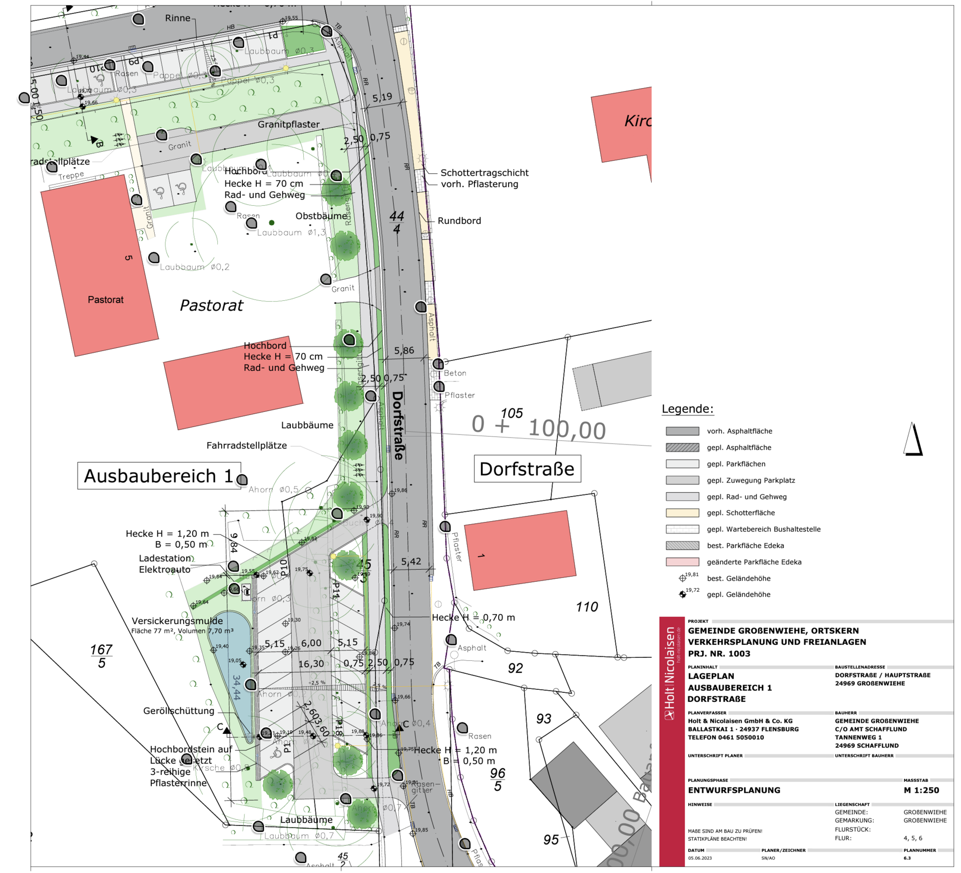 Bild: Parkplatzerneuerung Ausbaubereich 1