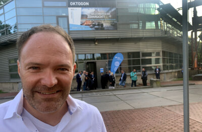BVMS-Vorstand Martin besuchte das Forum der VBG.  (Bild vergr&ouml;&szlig;ern)
