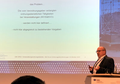 6. VBG-Forum Sicherungsdienstleistungen  (Bild vergr&ouml;&szlig;ern)