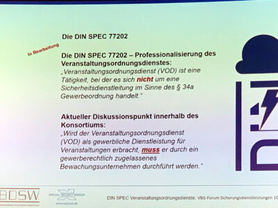 6. VBG-Forum Sicherungsdienstleistungen  (Bild vergr&ouml;&szlig;ern)