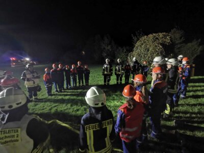 Foto des Albums: Abschlussübung mit der Jugendfeuerwehr