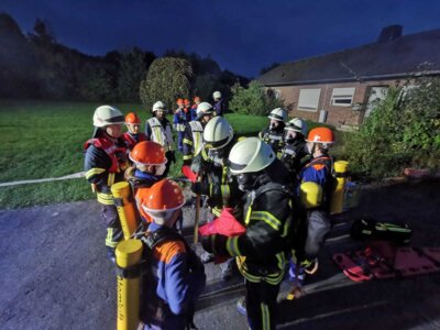 Foto des Albums: Abschlussübung mit der Jugendfeuerwehr
