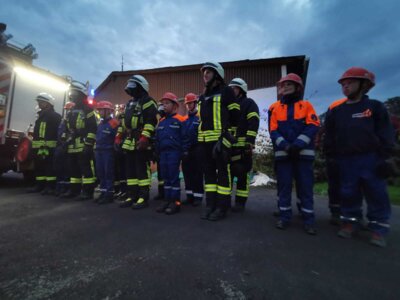 Foto des Albums: Abschlussübung mit der Jugendfeuerwehr