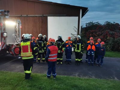 Foto des Albums: Abschlussübung mit der Jugendfeuerwehr