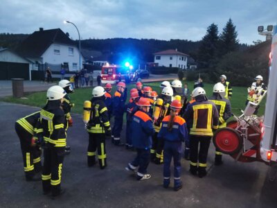 Foto des Albums: Abschlussübung mit der Jugendfeuerwehr