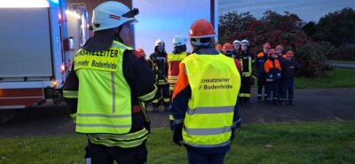 Foto des Albums: Abschlussübung mit der Jugendfeuerwehr