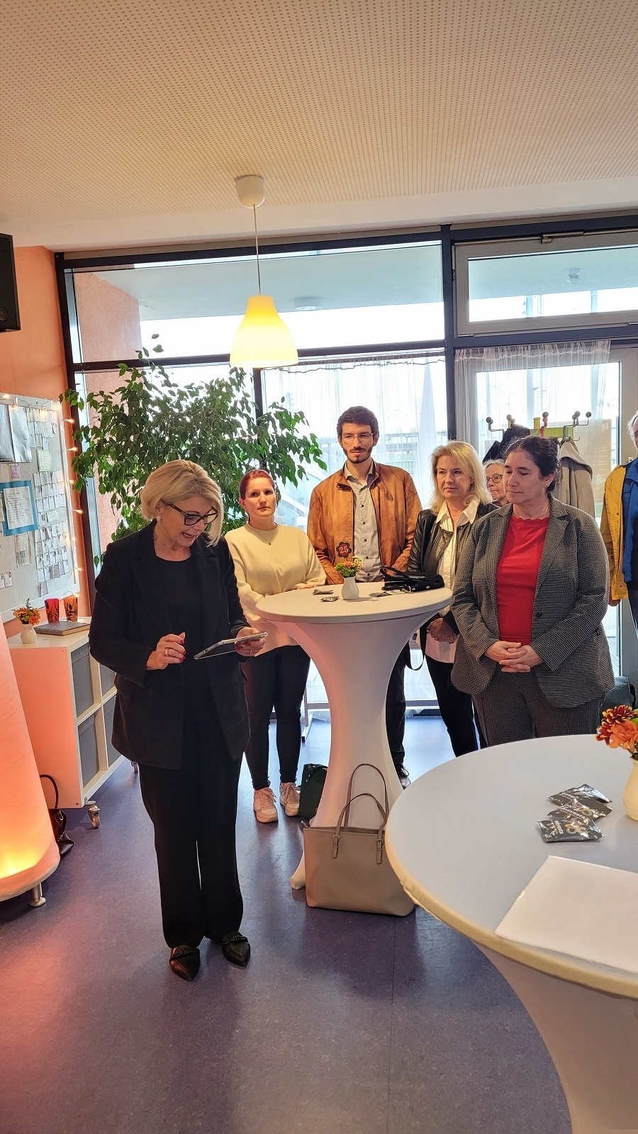 Bild: Grußworte von Bürgermeisterin Agnes Christner