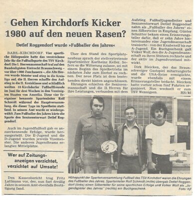 Foto des Albums: Fussball Berichte 1970er (29. 11. 2023)