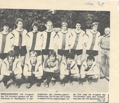 Foto des Albums: Fussball Berichte 1970er (29. 11. 2023)