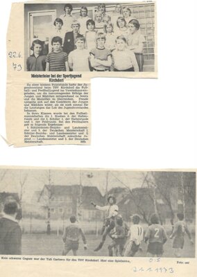 Foto des Albums: Fussball Berichte 1970er (29. 11. 2023)