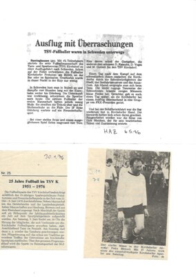 Foto des Albums: Fussball Berichte 1970er (29. 11. 2023)