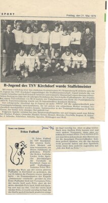 Foto des Albums: Fussball Berichte 1970er (29. 11. 2023)