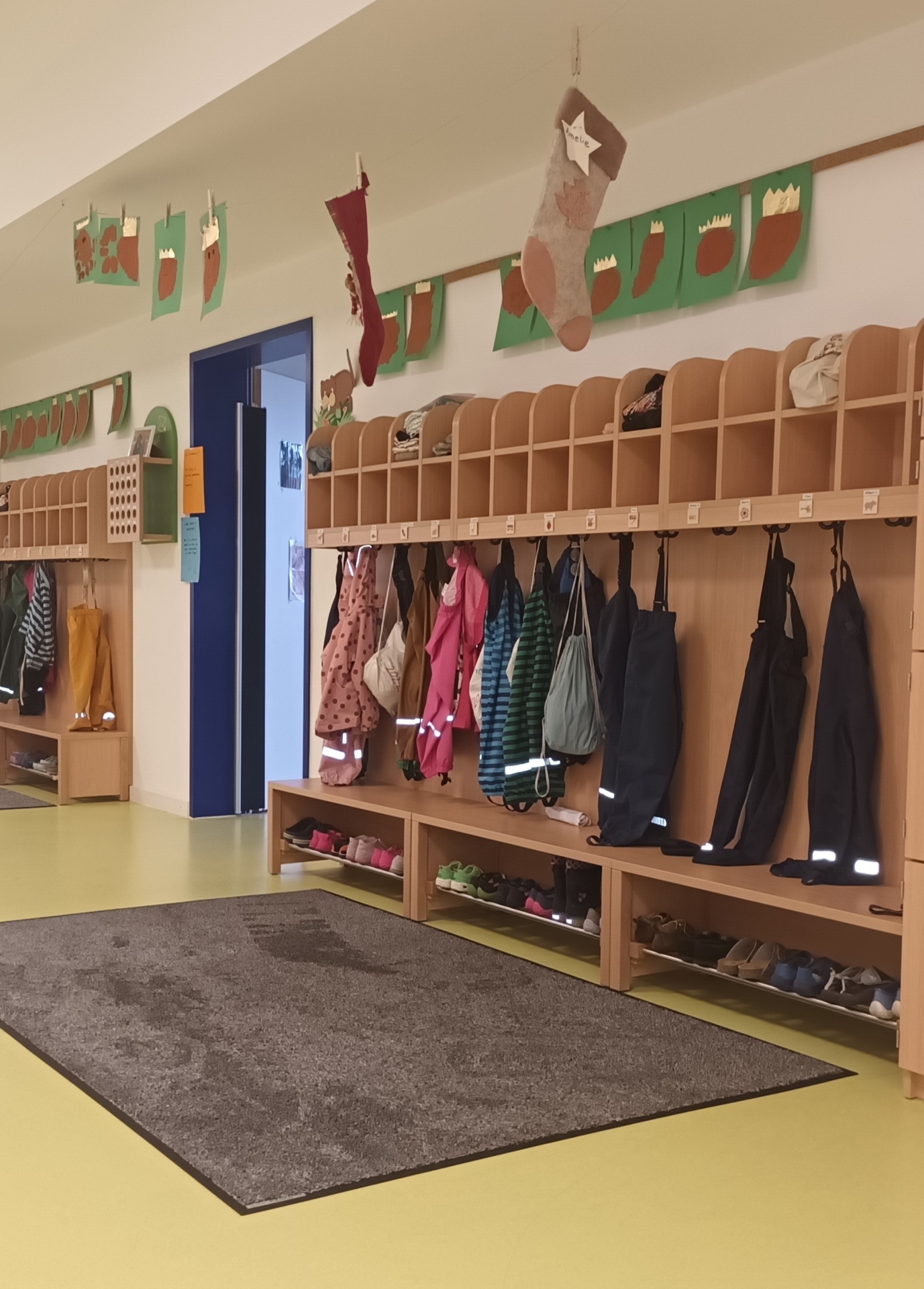 Bild: Garderobe Bibergruppe