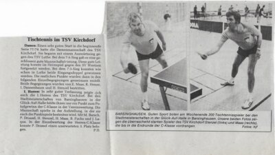 Foto des Albums: Tischtennis Berichte 1970er (01. 01. 1970)