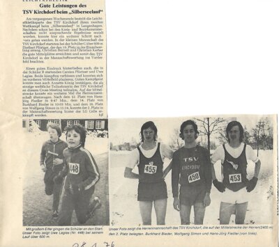 Foto des Albums: Leichtathletik Berichte  1970er Jahre (01. 01. 1970)