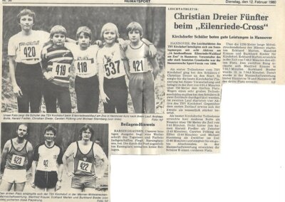 Foto des Albums: Leichtathletik Berichte 1980er Jahre (01. 01. 1980)