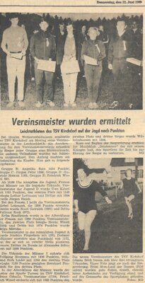 Foto des Albums: Leichtathletik Berichte 1980er Jahre (01. 01. 1980)