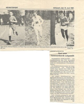 Foto des Albums: Leichtathletik Berichte 1980er Jahre (01. 01. 1980)