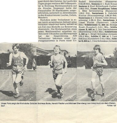 Foto des Albums: Leichtathletik Berichte 1980er Jahre (01. 01. 1980)