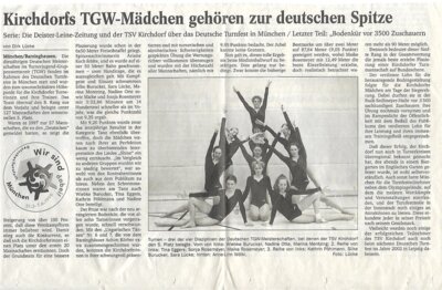 Foto des Albums: TGW Berichte 1990er (30. 11. 2023)