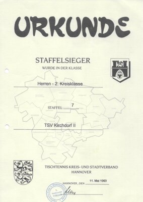 Foto des Albums: Tischtennis Berichte 1990er (01. 01. 1990)