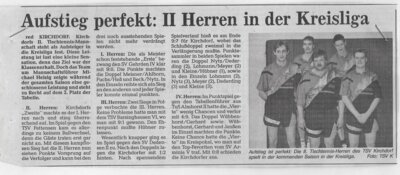 Foto des Albums: Tischtennis Berichte 1990er (01. 01. 1990)