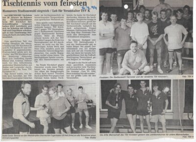 Foto des Albums: Tischtennis Berichte 1990er (01. 01. 1990)