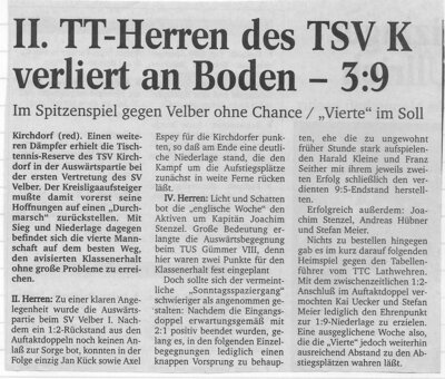 Foto des Albums: Tischtennis Berichte 1990er (01. 01. 1990)