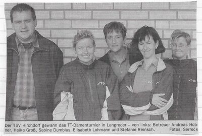 Foto des Albums: Tischtennis Berichte 2000er (01. 01. 2000)