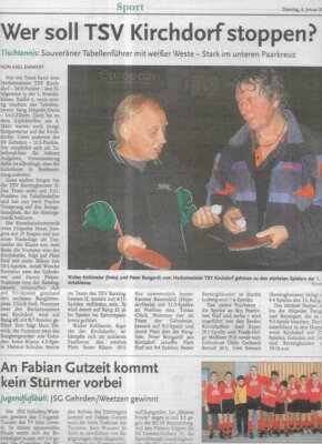 Foto des Albums: Tischtennis Berichte 2000er (01. 01. 2000)