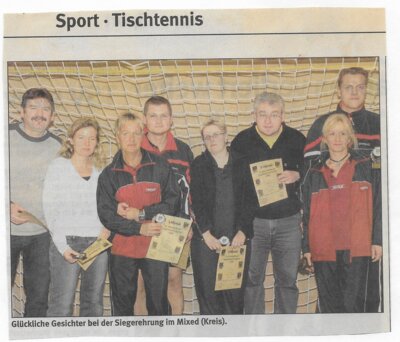 Foto des Albums: Tischtennis Berichte 2000er (01. 01. 2000)