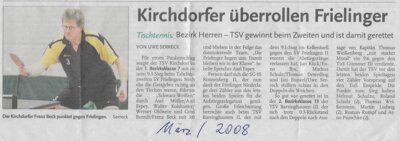 Foto des Albums: Tischtennis Berichte 2000er (01. 01. 2000)