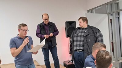 Ehrung Christoph Schumacher  (Bild vergr&ouml;&szlig;ern)