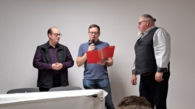 Ehrung Gilbert Hoffmann  (Bild vergr&ouml;&szlig;ern)