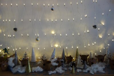 Ein Sternenhimmel im Gruppenzimmer.  (Bild vergr&ouml;&szlig;ern)