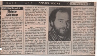 Foto des Albums: Prellball Berichte 1980er (01. 01. 1980)