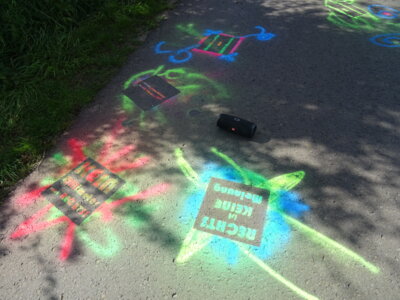 Foto des Albums: Sommerferienaktion: SPRAYEN gegen RECHTS!