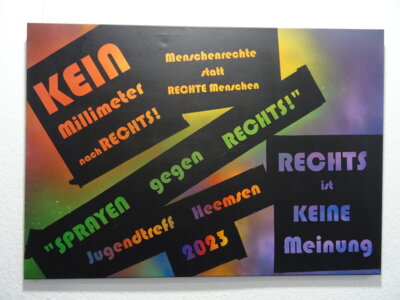 Foto des Albums: Sommerferienaktion: SPRAYEN gegen RECHTS!
