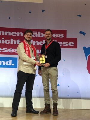 Bernsteindrechsler 1  Bundessieger Moritz Weissner 