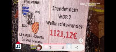 Foto des Albums: Spendenübergabe WDR2 Weihnachtswunder