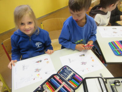 Foto des Albums: Igel im Herbst (mit der Partnerschule Cheb) (18. 10. 2023)